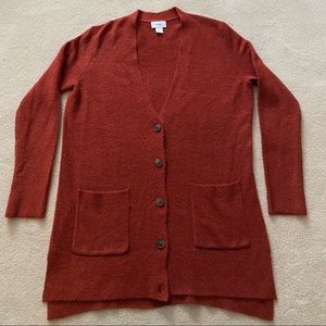 Old Navy orange/black cardigan